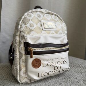 Harry Potter London to Hogwarts Loungefly Mini Backpack | Like New